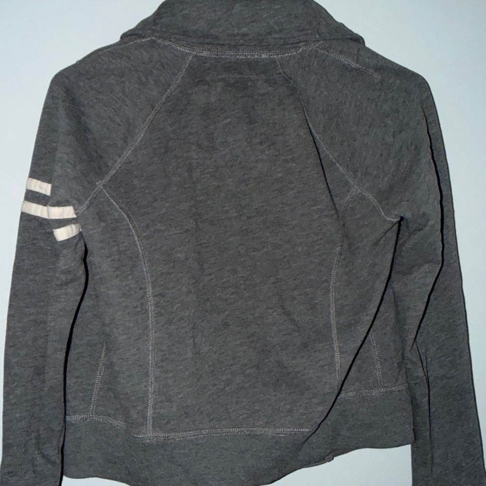 Vintage 2000’s Abercrombie & Fitch Charcoal Varsity Jacket - Picture 8 of 9